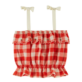 Top Brodee Carreau - Vichy Rouge