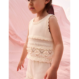 Top Maelyse Knitted Cotton - Cream