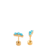Turquoise Bar Earrings