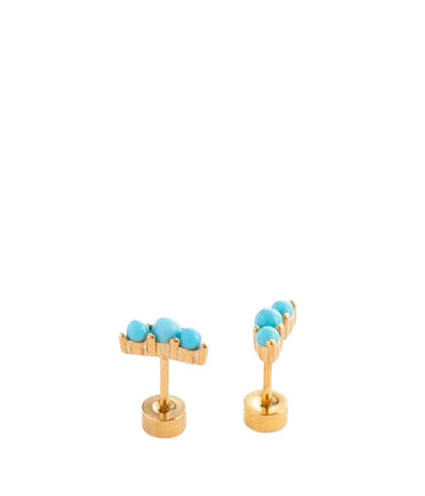 Turquoise Bar Earrings