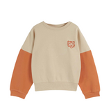 Two-Tone Sweatshirt - Pumpkin