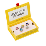 Multi-colored Gem Ring Set