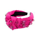 Teardrop Headband - Fuchsia