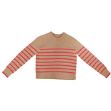 Sand Coral Stripe Sweater