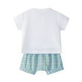Printed Two-Piece Baby Shorts Set