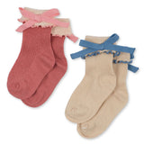 Two-Pack Bow Socks