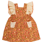 Ursina Frill Pinafore - Autumn Harvest Floral