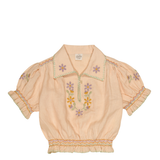 Valerie Blouse - Satin Pink