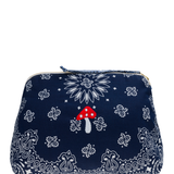 Toiletry Bag - MUSHROOM - Navy / Chambray