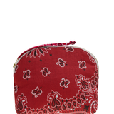 Small Toiletry Bag - HEART - Vintage Red / Real Red