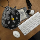 Vanity Small - HAPPY FACE - All Black