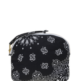 Small Toiletry Bag - HAPPY FACE - All Black