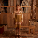 Vittoria Apron Shift - Dried Moss