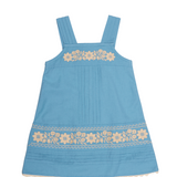 Vittoria Apron Shift - Nordic Blue