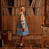 Vittoria Apron Shift - Nordic Blue