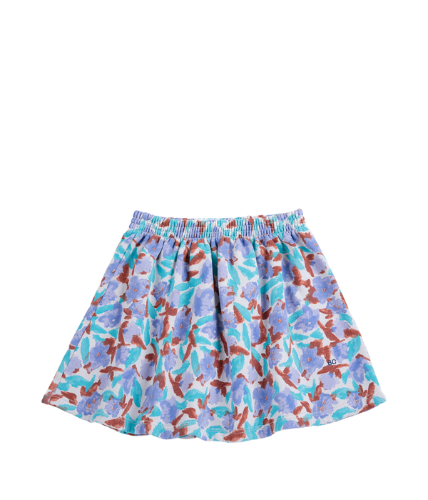 Watercolor All Over - Fleece Skirt