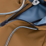 Women Hooded Rain Coat - Brown