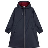 Women Hooded Rain Coat - Navy