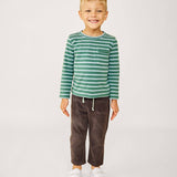 Organic Edward Tee - Forest Stripe