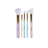 5-Piece Rainbow Makeup Brush Set