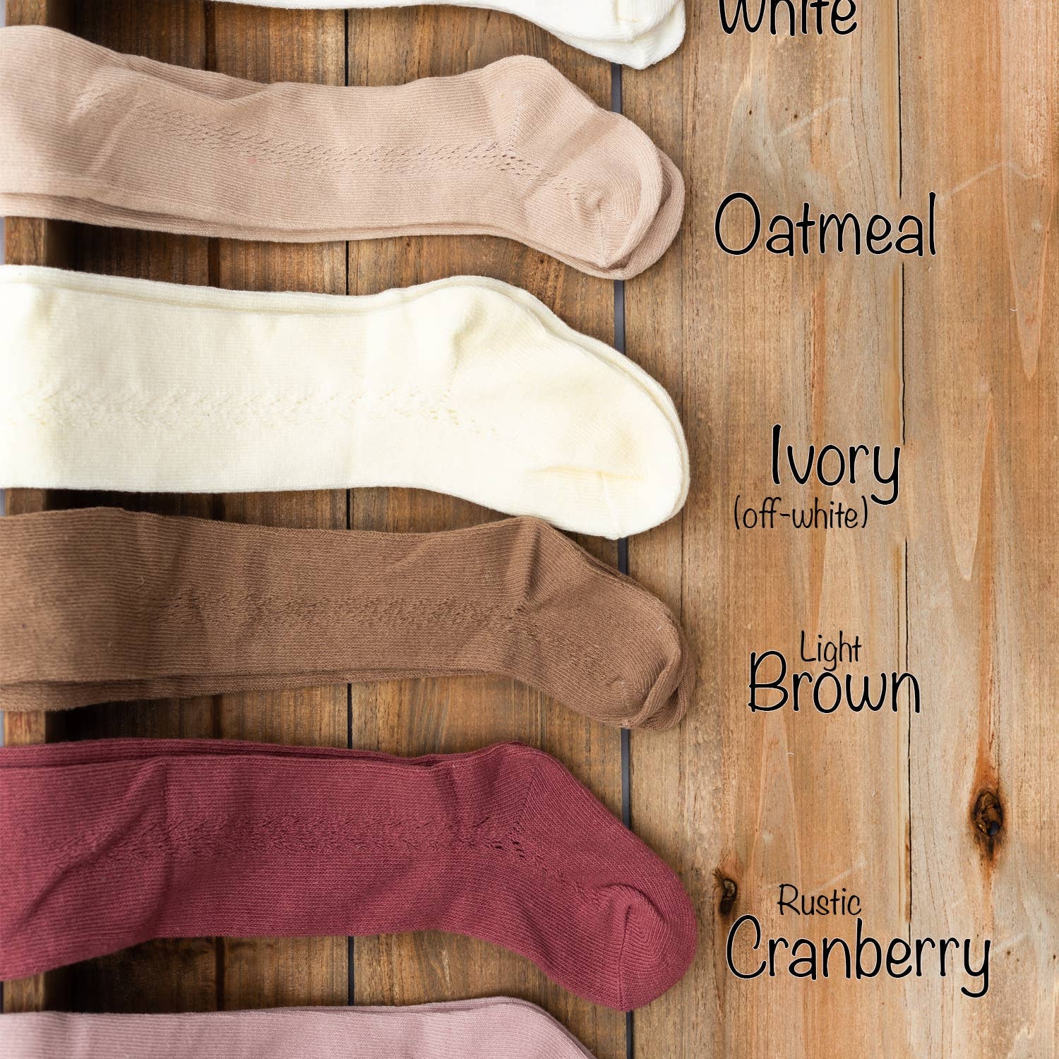 Baby Girl Cotton Knit Lace Stocking