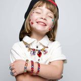 Red Heart Gem Necklace Set