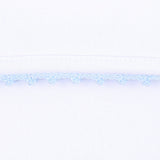James Crochet Trim Footie - Blue