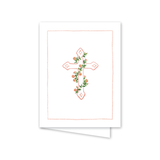 Peach Cross Card