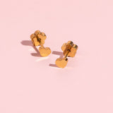 Heart of Gold Studs