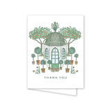 Bunny's Garden Thank You Card