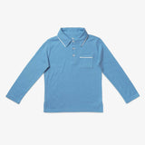Organic Parker Polo - Blue