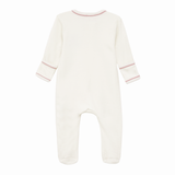 Bear Hugs Footie - Dusty Rose