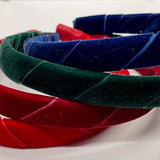 Velvet Headband - Burgundy