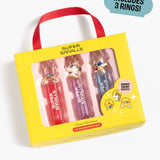 Gloss It Rainbow Lip Gloss Ring Set