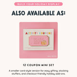 Christmas Countdown Activity Coupon Box