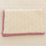 Knit Pointelle Blanket - Milk & Ballet