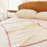 Knit Pointelle Blanket - Milk & Ballet
