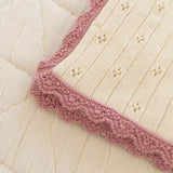 Knit Pointelle Blanket - Milk & Ballet
