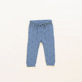 Pointelle Pants - Blue Jay