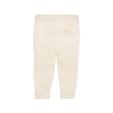 Ecru Organic Knit Baby Pants