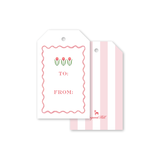 Flower Cart Tulips Gift Tags: Gift Tag Packs - 8 tags per pack