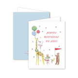 Animal Parade Birthday: Single Card