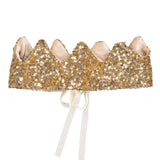 Gold Sequin Crown